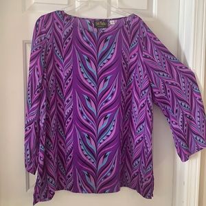 Bob Mackie blouse Large